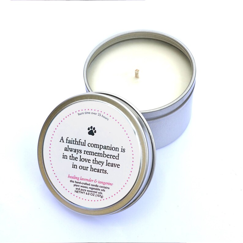 Pet Loss Candle a Faithful Companion is Always Etsy