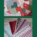 Christmas Patchwork squares, 3 pack choices, 10 or 20 cm. Good value!!
