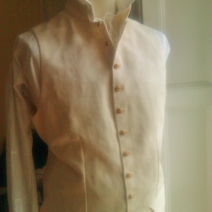 18th and nineteenth century Naval Waistcoat for Nelson or Napoleon, Trafalgar and re-enactment, Master and Commander, Midshipman or Captain