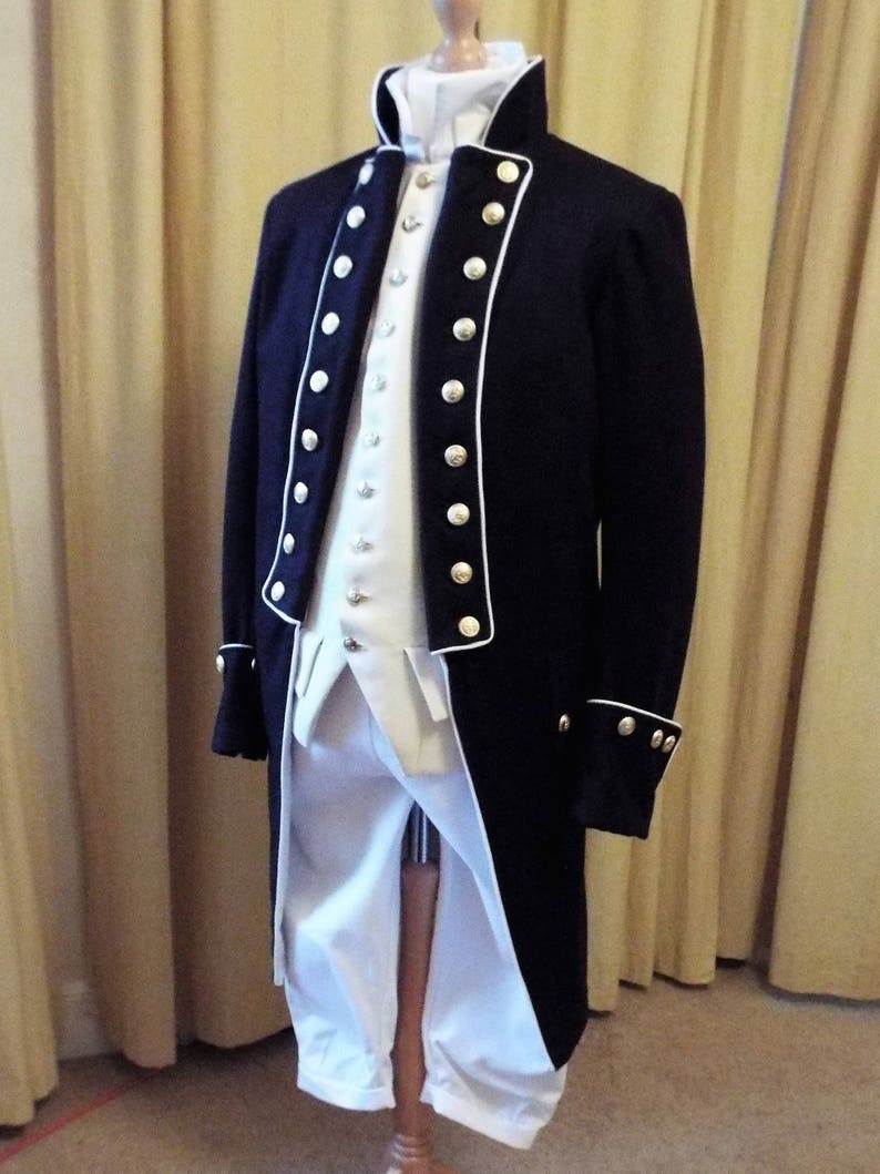 Naval Officer of the 1800s the Full Midshipman Costume - Etsy UK