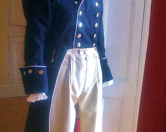 A coat for a Naval Officer, Nelson or Napoleon - whoever you would be... this custom order was for Horatio Hornblower; adapt for your hero!
