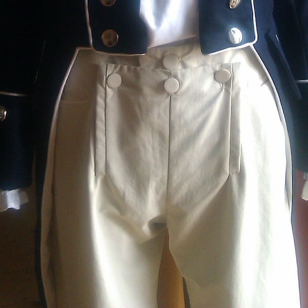 Breeches for Naval Officer - Hornblower, Nelson or Napoleon... and any character from Master and Commander. Or for any old pirate...