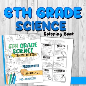 6th Grade TEKS Coloring Book