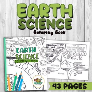 Earth Science Coloring Book