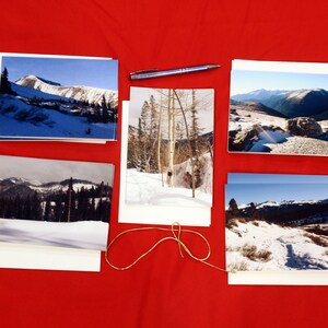 Een Colorado Christmas (III) - een set van 10 5x7 kerst- of notitiekaarten. Maatwerk beschikbaar.