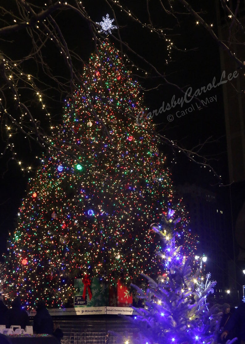 Detroit Christmas Cards christmas Card Set 1 5 Scenes 10 Etsy