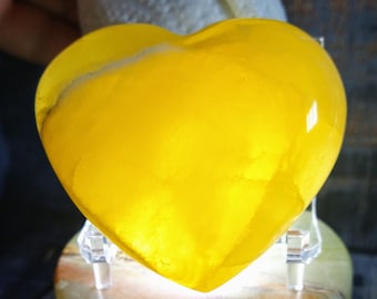 Corazón de calcita en forma de panal