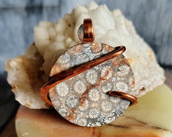 Fossil Coral Pendant