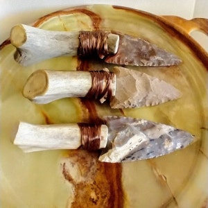 Genuine Antler Knives Stone Knives Arrowhead Knife