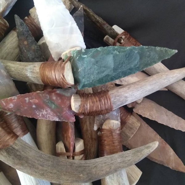 Deer Antler Knives Arrowhead Knife