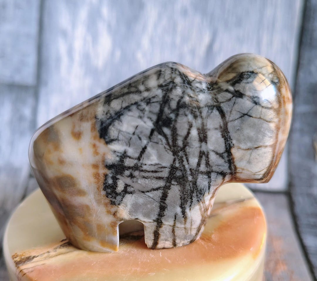 Utah Picasso Stone Bison - Etsy