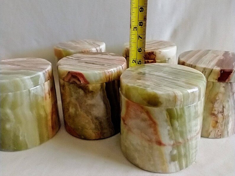 Green Onyx Jewelry Box Stash Box Etsy