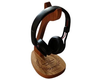 Lawyer Headphone Stand, Lawyer Gift Gift,  Wooden Headphone Stand, Personalized Headphone Stand, Custom Headphone Stand, Gamers Gift