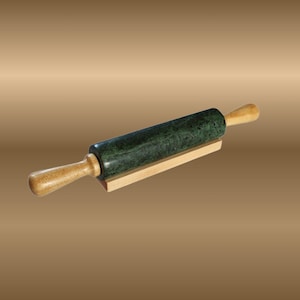 Rolling Pin Holder: Maple or Cherry Wood Cradle, Bakers Gift