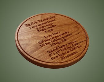 Personalized Family Recipe Wood Trivet, Trivets, Kitchen Decor, Pot Holder, Bakers Gift