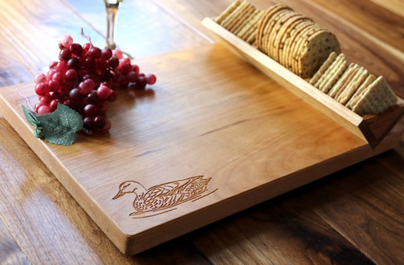Duck Cheese board Personalized Cheese Board Wood Cheese