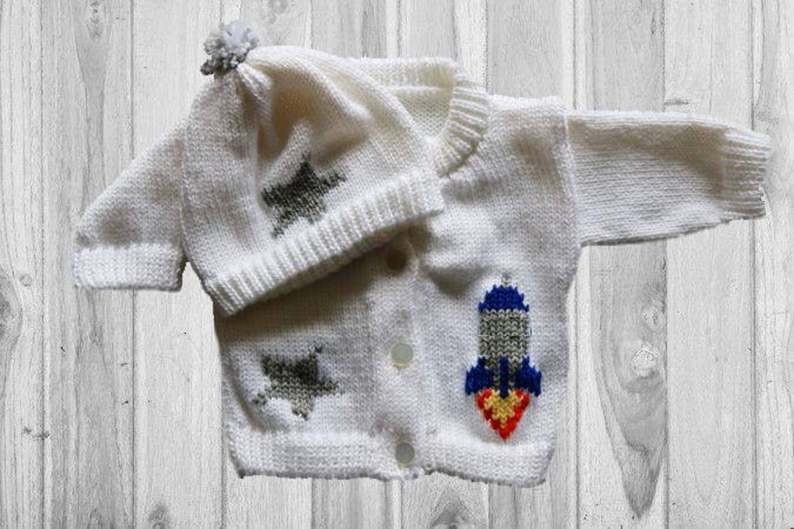 rocket ship sweater