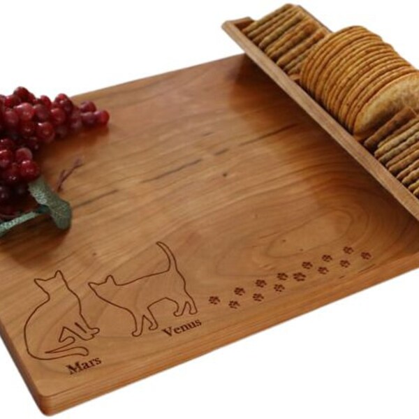 Cat Cutting Board Etsy