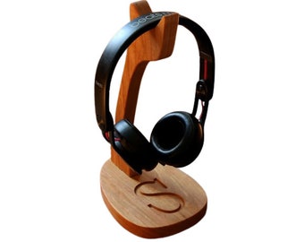 Initial Headphone Stand, Headphone Stand, Wooden Headphone Stand, Personalized Headphone Stand, Custom Headphone Stand, Gamers Gift