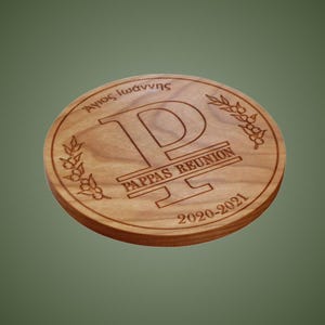 Family Reunion, Family Name Trivet, Personalized Trivet, Wooden Trivet, Casserole Dish Trivet