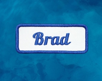 Personalized Embroidered Name Patch, Embroidered Patches