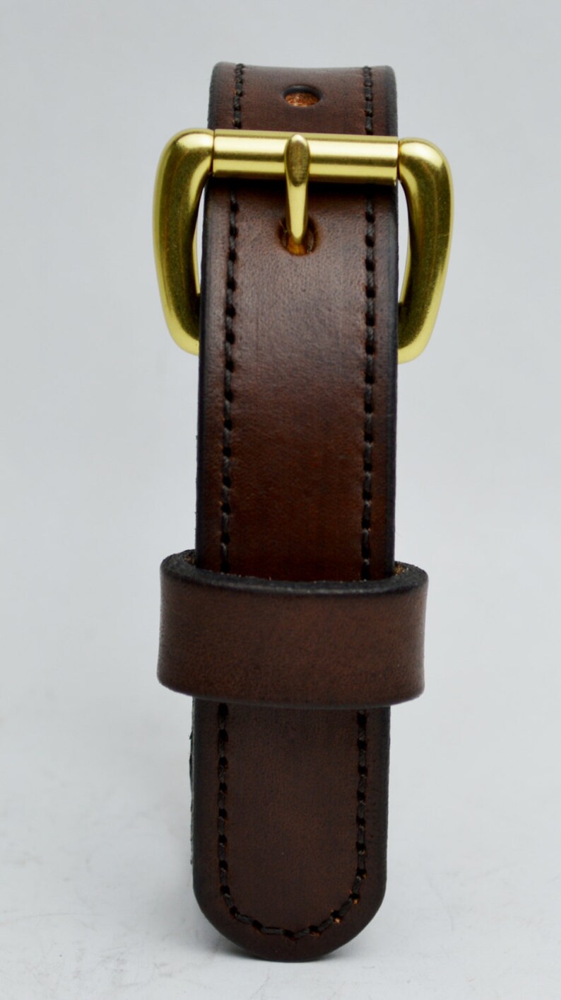 Men's Leather Belt. 1 Inch Wide. Handcrafted 8/9 Ounce Etsy