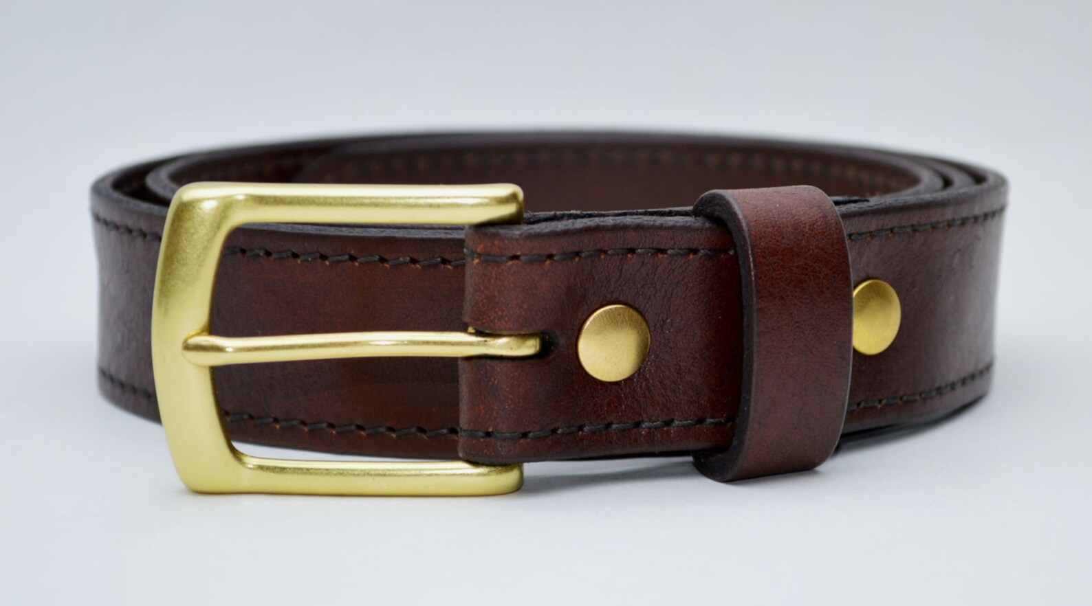 Men's Leather Belt. 1-1/4 Inch Wide Handcrafted Supple - Etsy