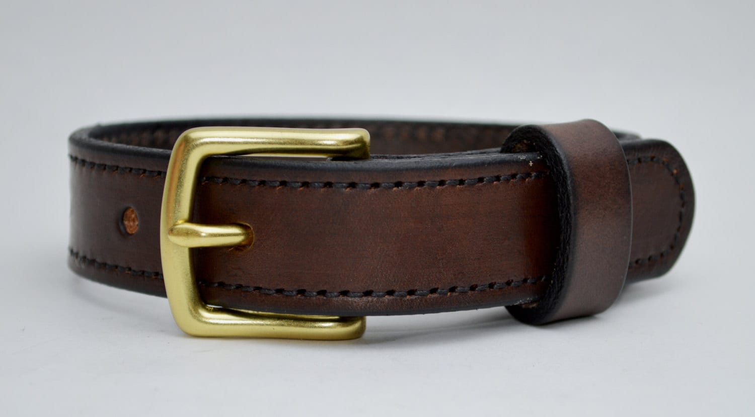 Men's Leather Belt. 1 Inch Wide. Handcrafted 8/9 Ounce Etsy