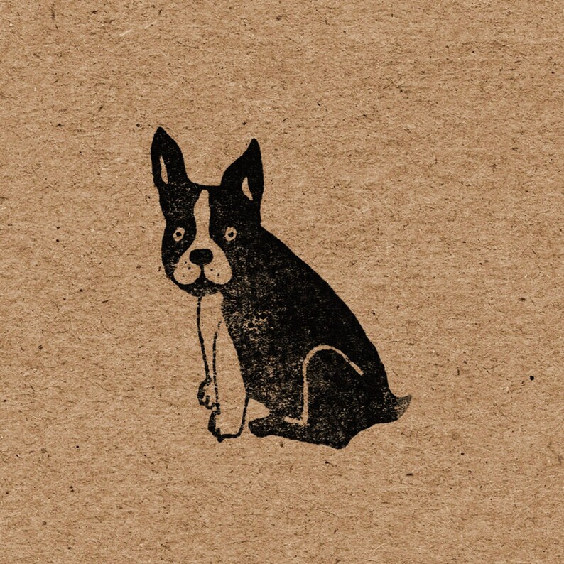 Choose Quantity French Bulldog Gift Tags: Dog Wedding Gift Tags with Frenchies on Kraft or 5 Tags 2