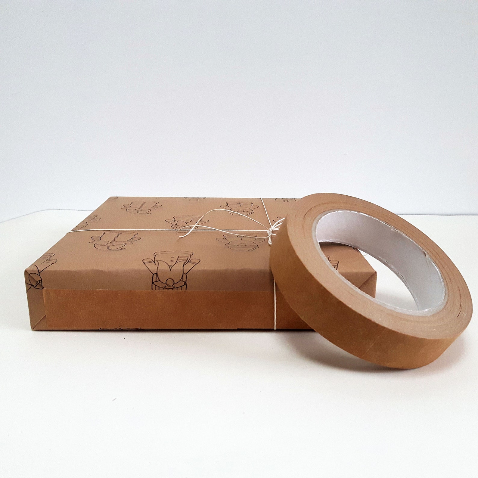 24mm Biodegradable Tape // Recyclable Tape // Compostable Tape Etsy