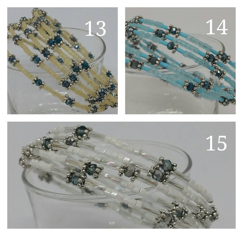 Memory wire bracelet