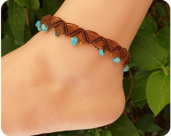 Ankle bracelet, anklet, macrame anklet