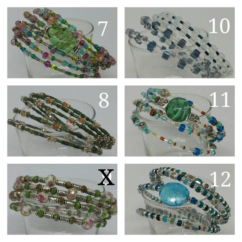 Memory wire bracelet