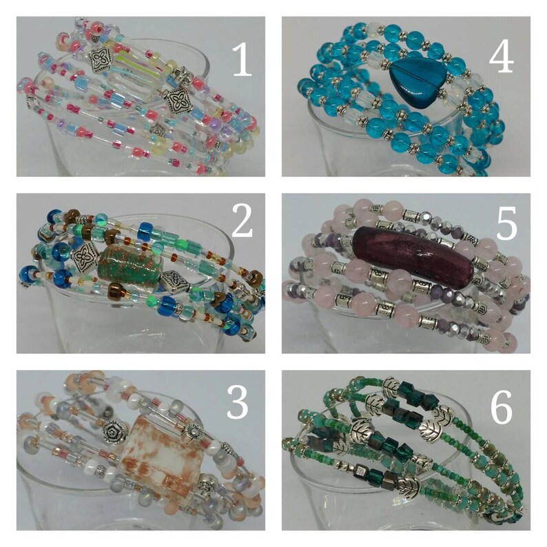 Memory wire bracelet