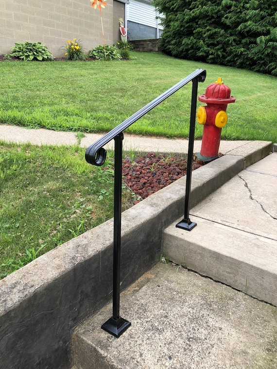 5' Five foot Stair Railing Handrail ornamental crown Etsy