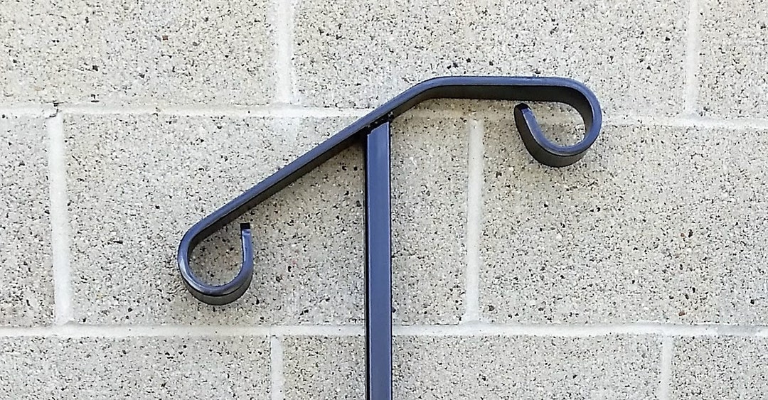 In Ground Flat Bar Hand Rail – Single Post, One or Two Step - Not ...