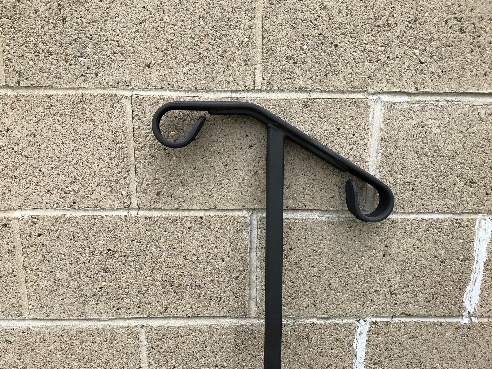 Single post railing for installation In Ground Ornamental Etsy