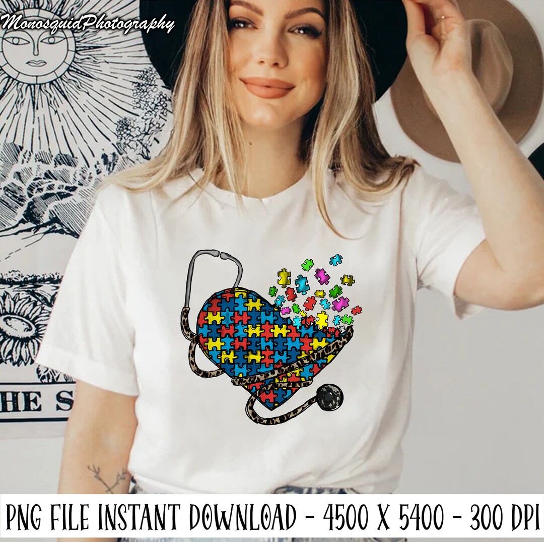 Autism Nurse Png Nurse Life Png Autism Awareness Autism Mom Etsy