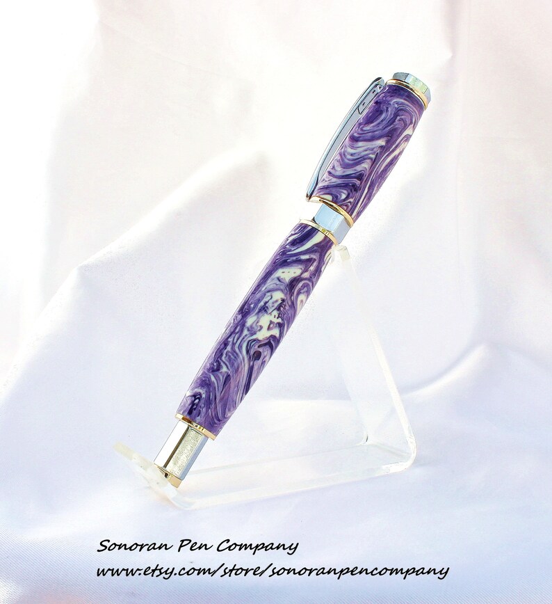 Vertex BlackBerry Cream Rollerball pen Etsy
