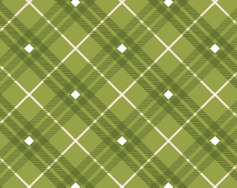 Gnome For The Holidays, Plaid #9611-66, Plaid Fabric, Henry Glass, Quilting Cotton Fabric, Priced/Sold by the Half Yard
