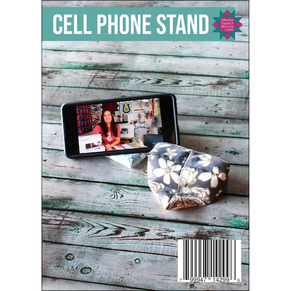 Postcard Pattern, Cell Phone Stand 202111, Cell Phone Pattern, Hard Copy Pattern, Easy Paper Pattern, Carolina Moore