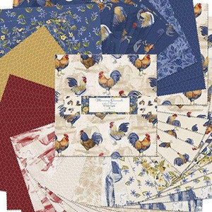 Morning Serenade Layer Cake, Susan Winget, Wilmington Prints, Precut Squares, Precut Fabric, 10x10 Fabric Squares, Quilting Cotton Fabric