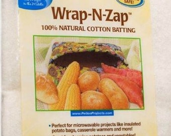 Amazon.com: Pellon Wrap-N-Zap Cotton Quilt Batting, 45 by 36