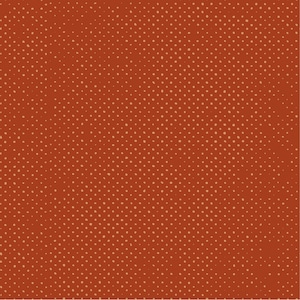 Yay! Coffee!, Dots Light Brick 3659-50, Dan DiPaolo, Brick Red Dot Fabric, Clothworks, Quilting Cotton Fabric By The Yard and Half Yard