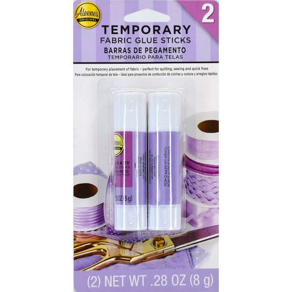 Fabric Glue Stick, Adhesive Glue Stick, Temporary Glue Stick, Aleene's Glue  Stick, 2 Count Glue Stick, Quilting Notions