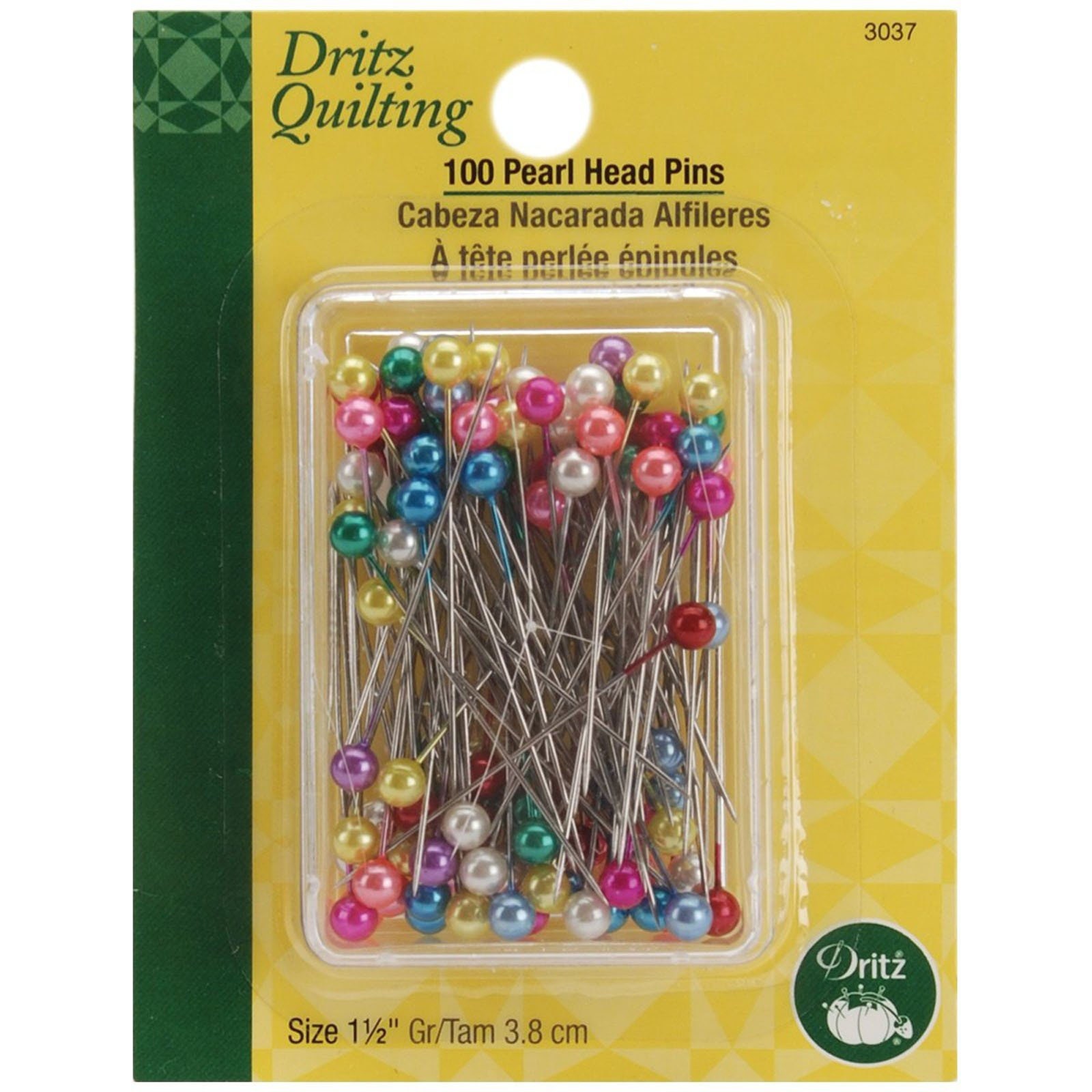 Applique Pins - Pretty Pins by Lori Holt - Applique Pins Box Of 250 #  ST-8644 - Quilting Pins - Sewing Pins