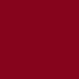 May include: Solid red background.