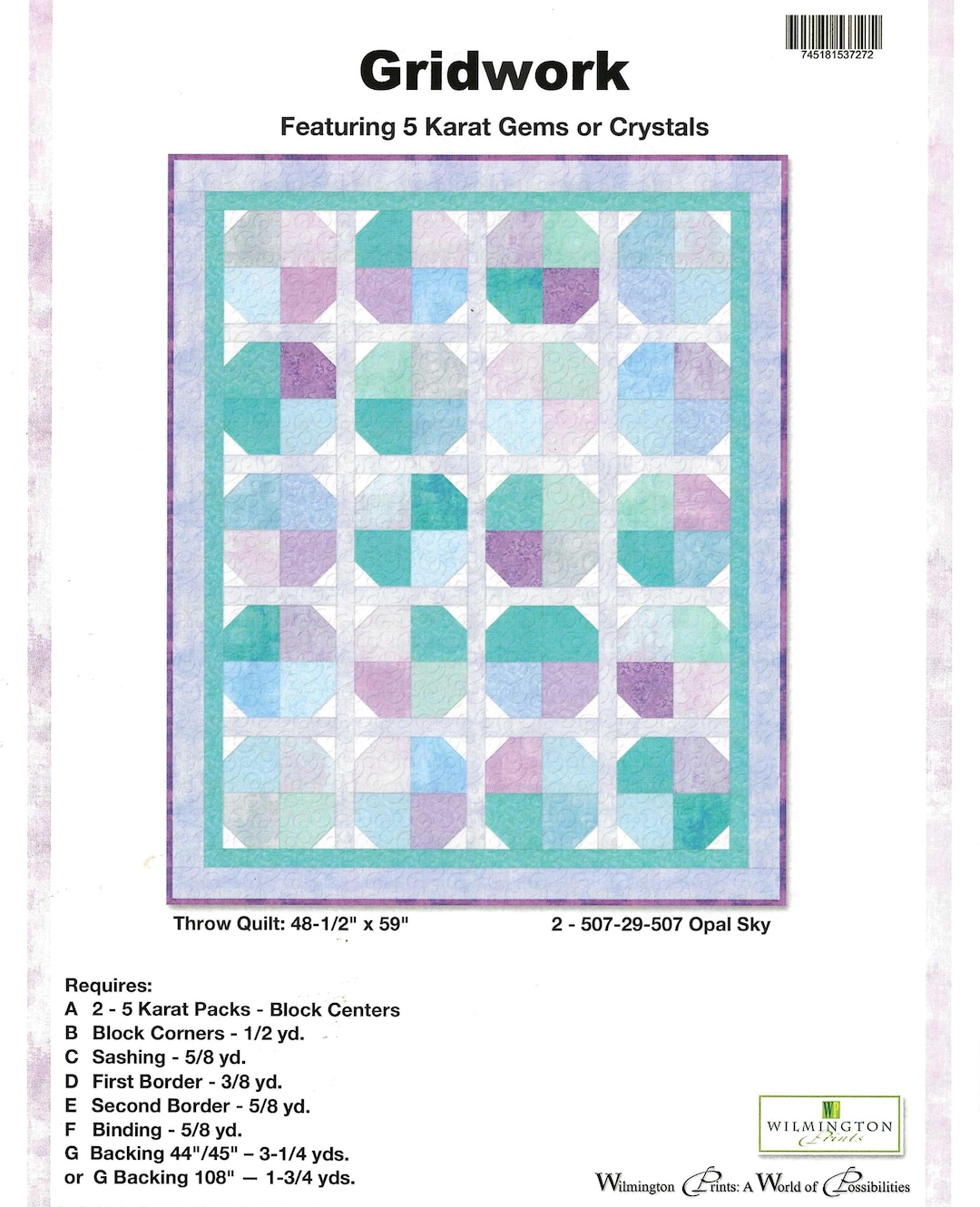 Gridwork Throw Quilt Pattern, PDF Pattern, Digital Pattern ...