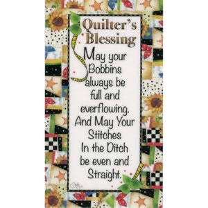 Quilters Magnet, Quilter&#39;s Blessing - Bobbins, Jody Houghton Designs, Quilter Gift, Gift For Quilter, Gift For Her, Birthday Gift