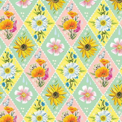 A Wildflower Heart, Daisyfield Lattice Multi 16510 99, Katie